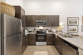 Bright, open floor plans with expansive windows offer an abundance of light